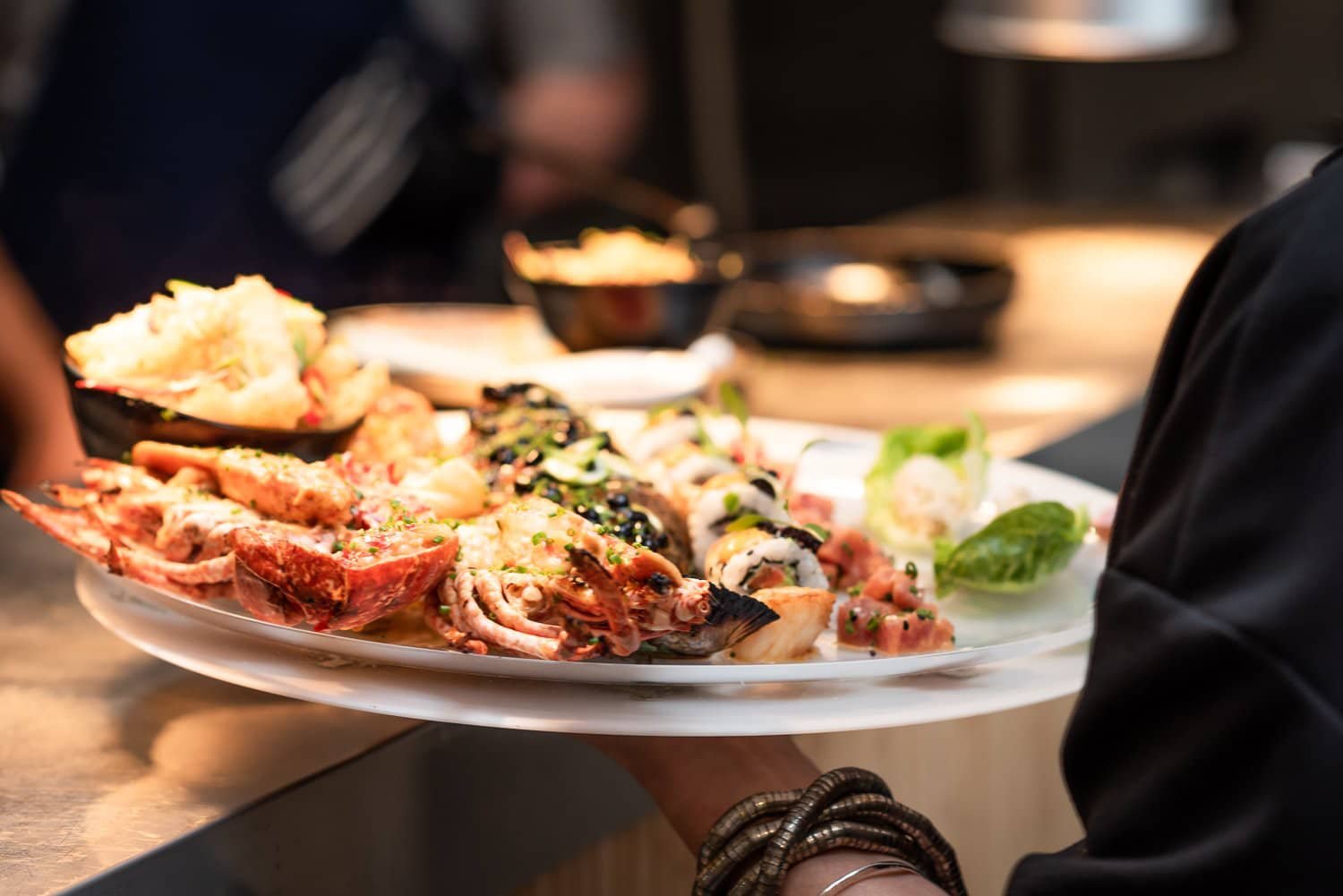 Plate of lobster from the Smoking Lobster restaurant by Gianpaolo Mario